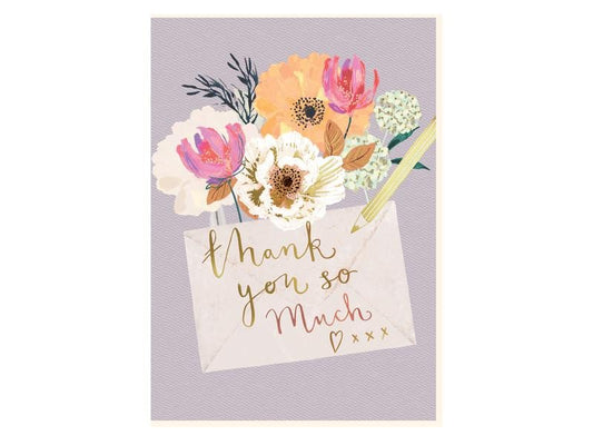 Cart Carte de remerciement Thank you so much.. 12 x 17 cm