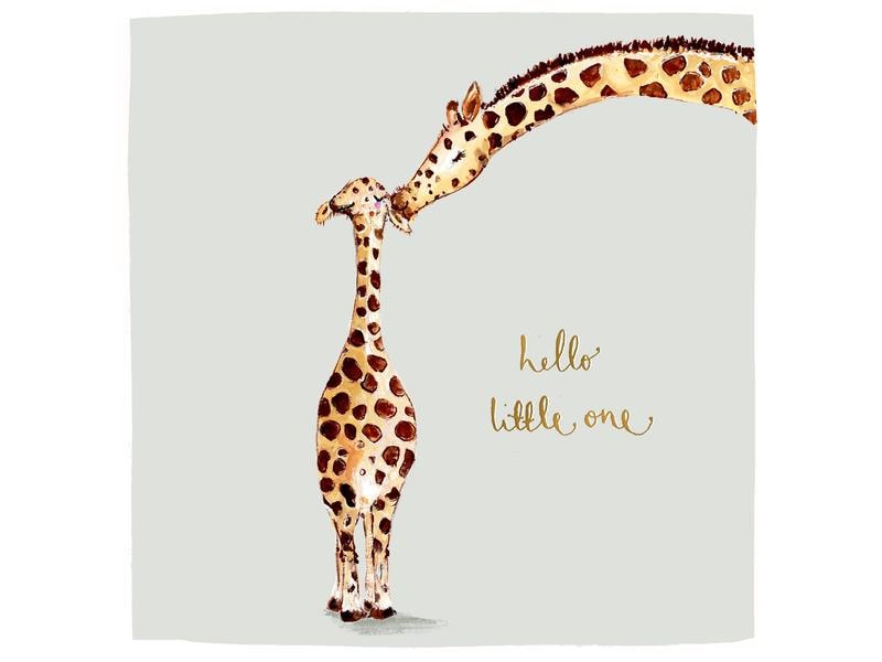 Cart Carte de félicitations Hello Little One 15 x 15 cm