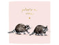 Cart Carte de félicitations Partners in crime 15 x 15 cm