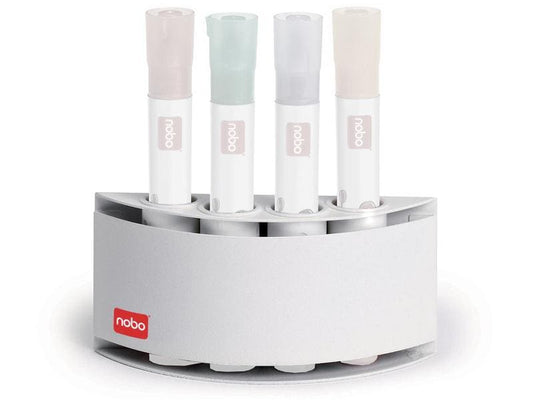Nobo Pot à crayons magnétique, pour Whiteboard-Marker Blanc