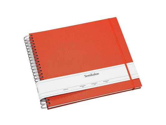 Semikolon Album photo Maxi Mucho Orange, pages colorées crème