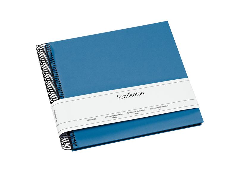 Semikolon Album photo 23 x 24.5 cm Bleu, 40 pages noires