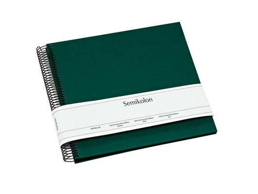 Semikolon Album photo 23 x 24.5 cm Vert foncé, 40 pages noires
