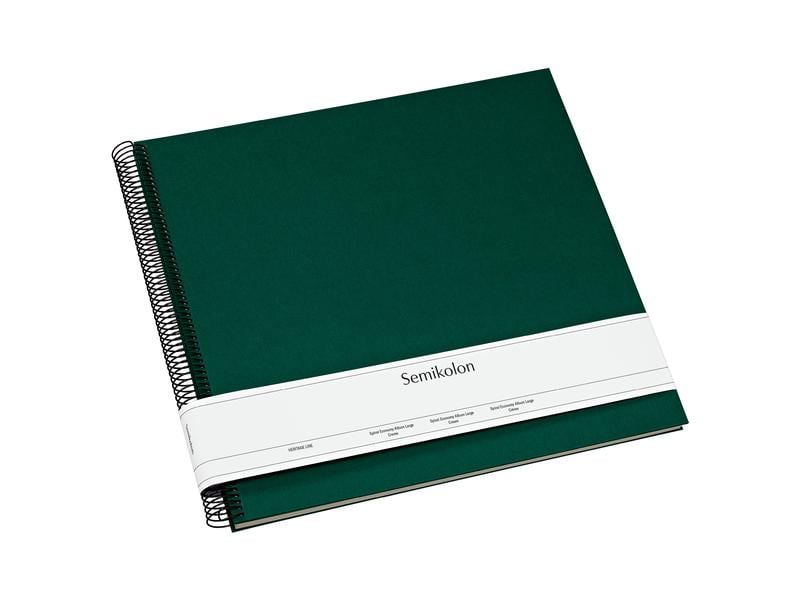 Semikolon Album photo 34.5 x 33.2 cm Vert foncé, 50 pages blanc crème