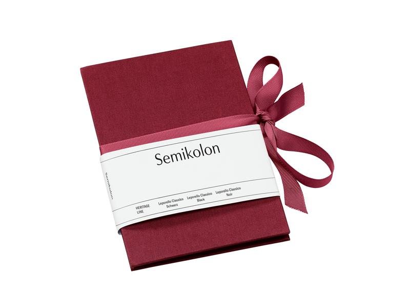 Semikolon Album photo Leporello Classico Bordeaux