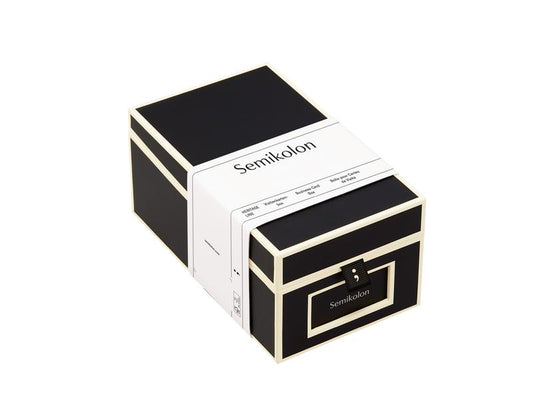 Semikolon Fichier pour cartes de visite Noir