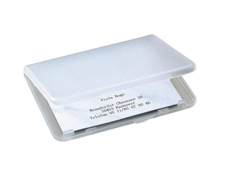Sigel Étui pour cartes de visite  Transparent