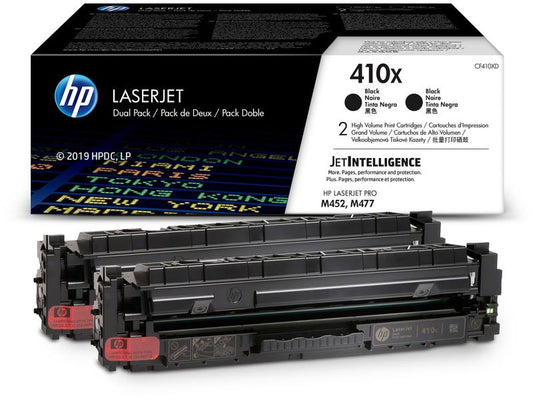 HP Toner Nr. 410X (CF410XD) noir 2-pack