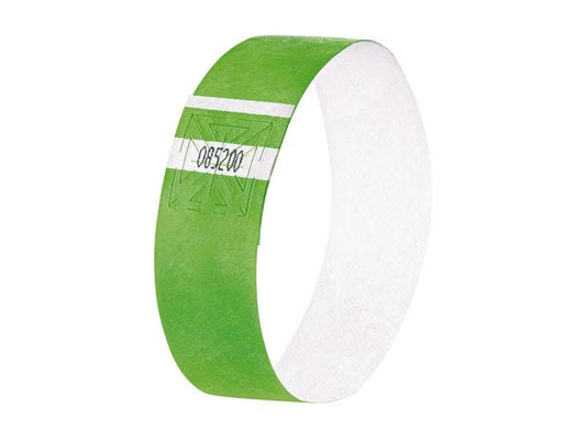 Sigel Bracelets événementiels Super Soft 25.5 x 2.5 cm, 120 feuilles, vert fluo