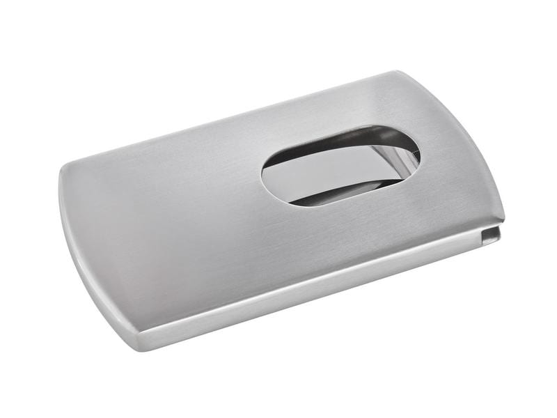 Sigel Étui pour cartes de visite  Snap 6 x 10.1 x 1.1 cm, argenté
