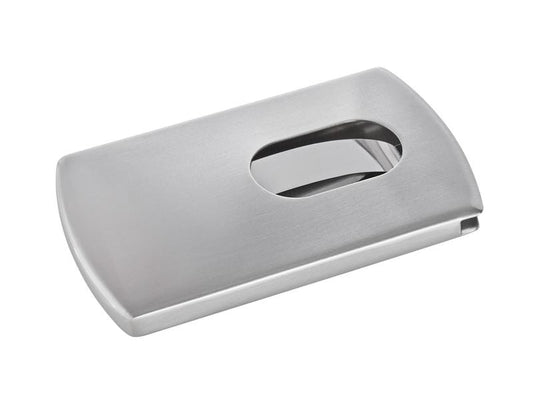 Sigel Étui pour cartes de visite  Snap 6 x 10.1 x 1.1 cm, argenté