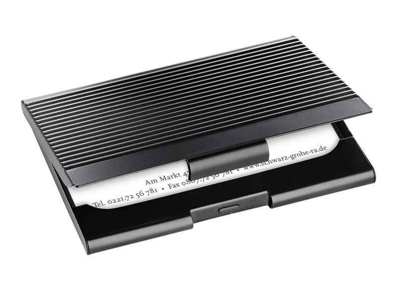 Sigel Étui pour carte de crédit 9.5 x 6.2 x 7 cm, noir