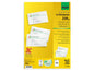 Sigel Étiquettes de cartes de visite 8.5 x 5.5 cm, 10 feuilles, 250 g, blanc