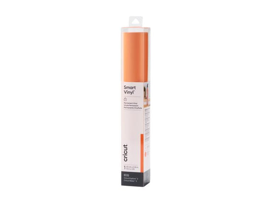 Cricut Film de vinyle Smart Matt Permanent 33 x 91 cm, Orange