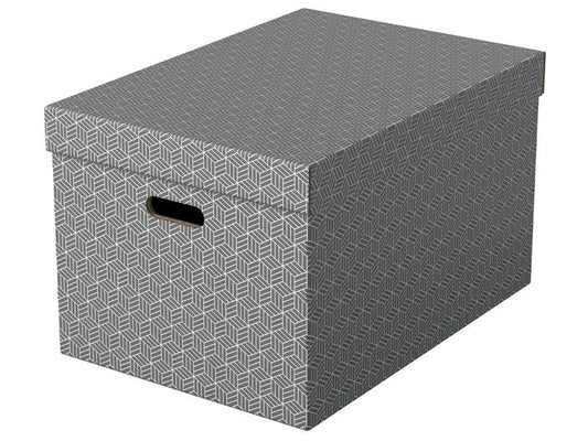 Leitz Boîte de rangement Esselte Home L Grand, 3 pièces, Gris