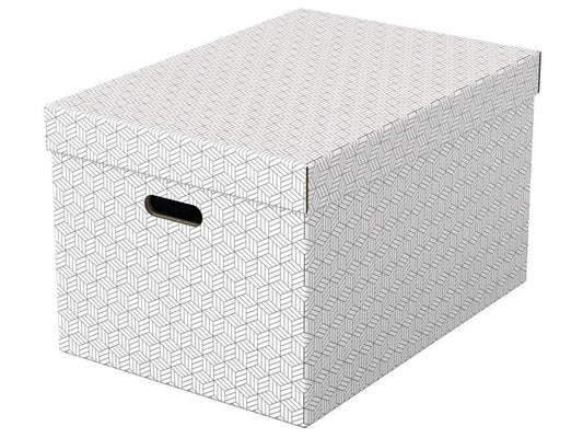 Leitz Boîte de rangement Esselte Home L Grand, 3 pièces, Blanc