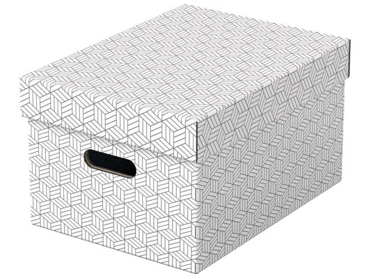 Leitz Boîte de rangement Esselte Home M Moyen, 3 pièces, Blanc