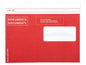 ELCO Pochette pour documents du papier C5 Fenêtre droite, 250 pièces