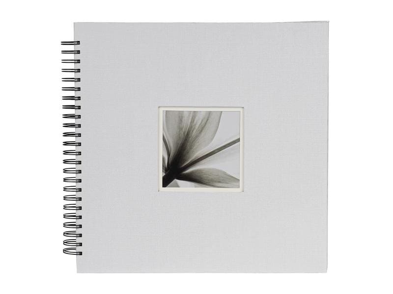 Dörr Album photo Unitex Album à spirales 34 x 34 cm, blanc