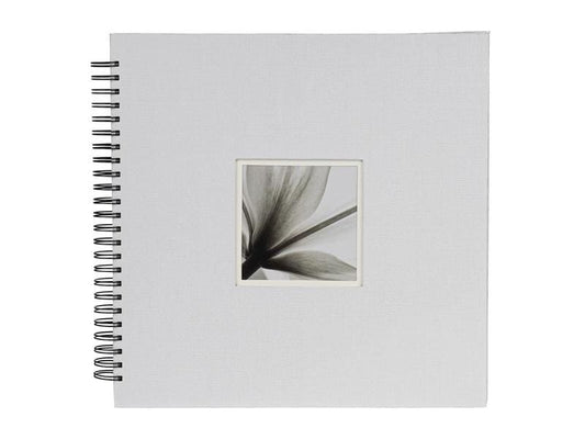 Dörr Album photo Unitex Album à spirales 34 x 34 cm, blanc