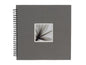 Dörr Album photo Unitex Album à spirales 34 x 34 cm, Gris