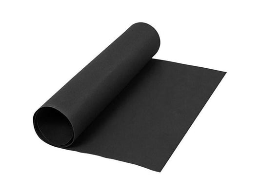Creativ Company Papier similicuir Rouleau, 350 g, 1 pièce, Noir