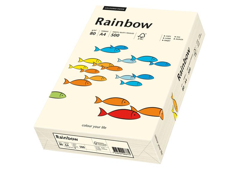 Rainbow Papier pour photocopie Rainbow 80 g/m² A4, Hellchamois
