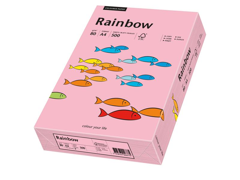 Rainbow Papier pour photocopie Rainbow 80 g/m² A4, Rose