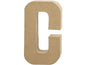 Creativ Company Lettre en carton C 20.5 cm