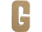 Creativ Company Lettre en carton G 20.5 cm