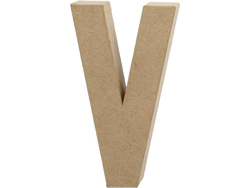 Creativ Company Lettre en carton V 20.5 cm