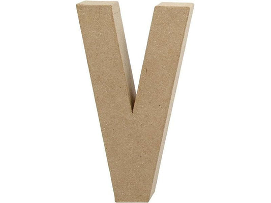 Creativ Company Lettre en carton V 20.5 cm