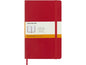 Moleskine Bloc-notes Classic A5 Couverture souple, 192 pages, rouge écarlate