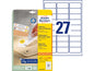 Avery Zweckform Étiquettes universelles Stick + Lift 63.5x29.6 mm, 30 feuille