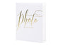 Partydeco Album photo Precious moments 20 x 24.5 cm, blanc/or