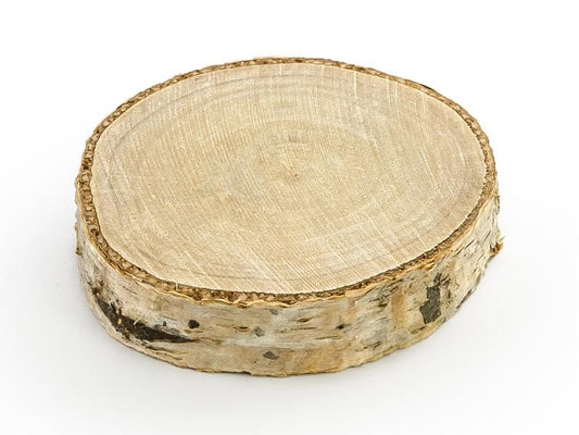 Partydeco Marque-place de table Disque en bois Ø 4.5-6.5 cm H: 1 cm, 20 pièces, Brun