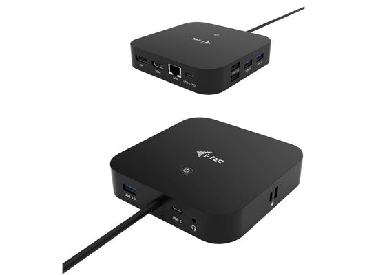 i-tec Station d'accueil USB-C HDMI DP Dual PD 100W