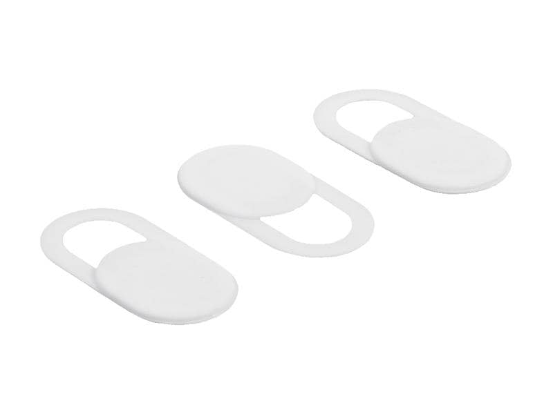 FTM Couvre-webcam Lot de 3, auto-adhésifs, blancs