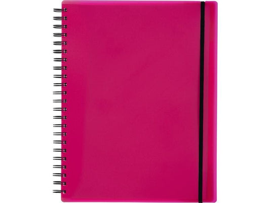 Kolma Carnet de notes Easy A4, À carreaux, Berry