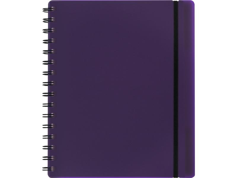 Kolma Carnet de notes Easy A5, À carreaux, Violet
