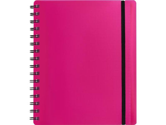 Kolma Carnet de notes Easy A5, À carreaux, Berry