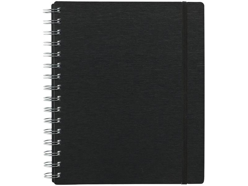 Kolma Carnet de notes LineaVerde A5, À carreaux, Noir