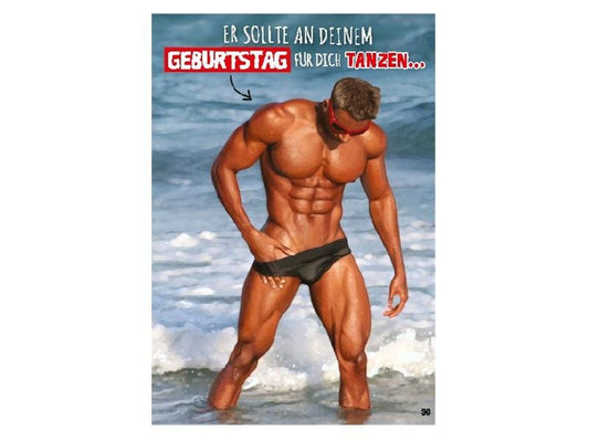 Depesche Carte musicale mobile anniversaire, il devrait danser pour toi