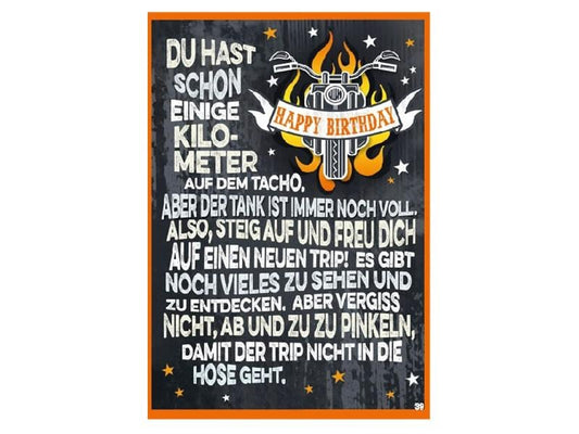 Depesche Carte musicale mobile Joyeux anniversaire – quelques kilomètres