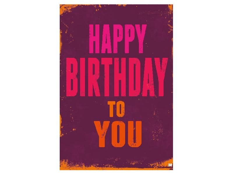 Depesche Carte musicale mobile Happy Birthday to you