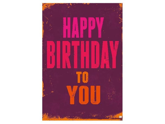 Depesche Carte musicale mobile Happy Birthday to you