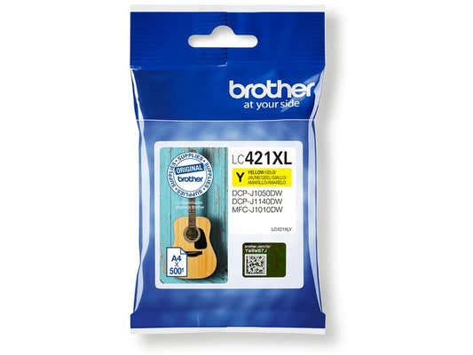 Brother Encre LC421XLY Yellow