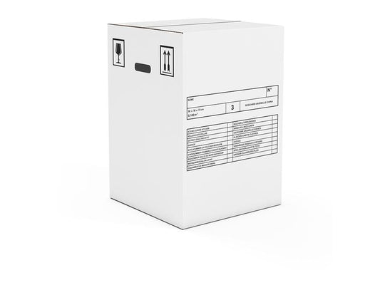 Antalis Carton de déménagement 50 x 50 x 72 cm Blanc 10 pièces