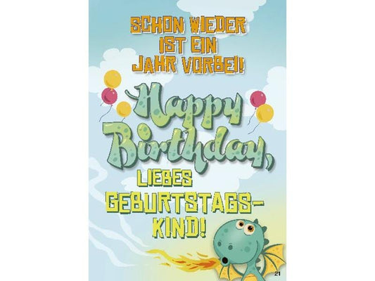 Depesche Carte musicale mobile Anniversaire, un an passé