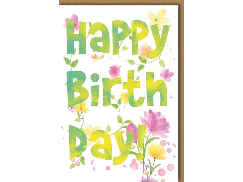 Braun + Company Carte de félicitations Anniversaire 11.5 x 17 cm, enveloppe incluse